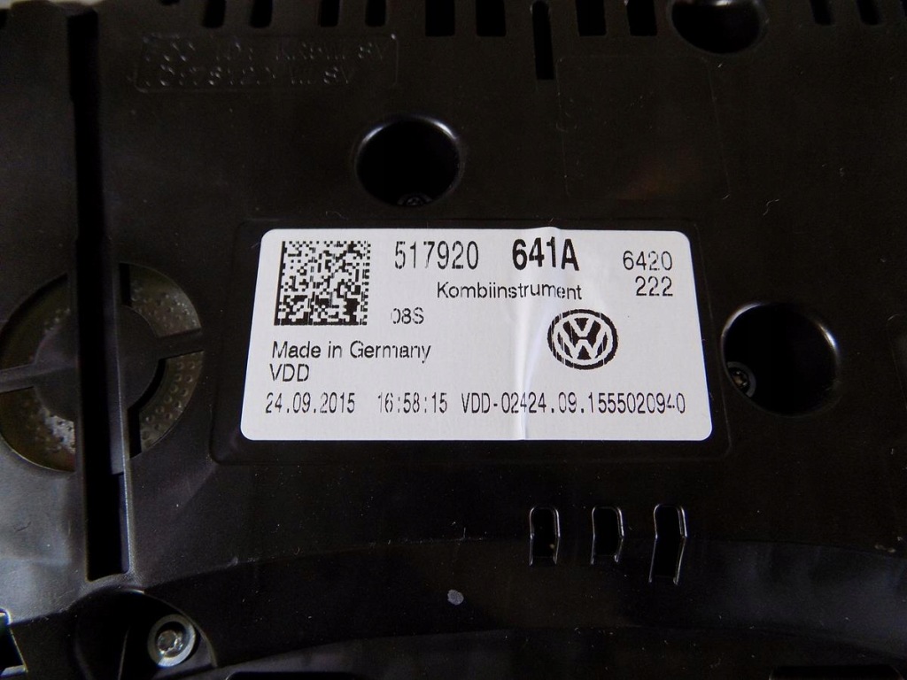 фото №6, Vw golf sportsvan tdi счетчик приборы 517920641a