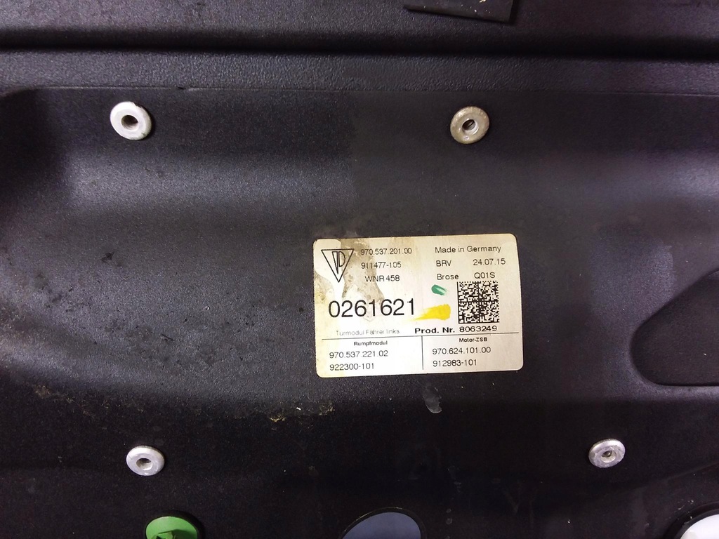 фото №5, Panamera 970 gts підйомник скло перед лівий