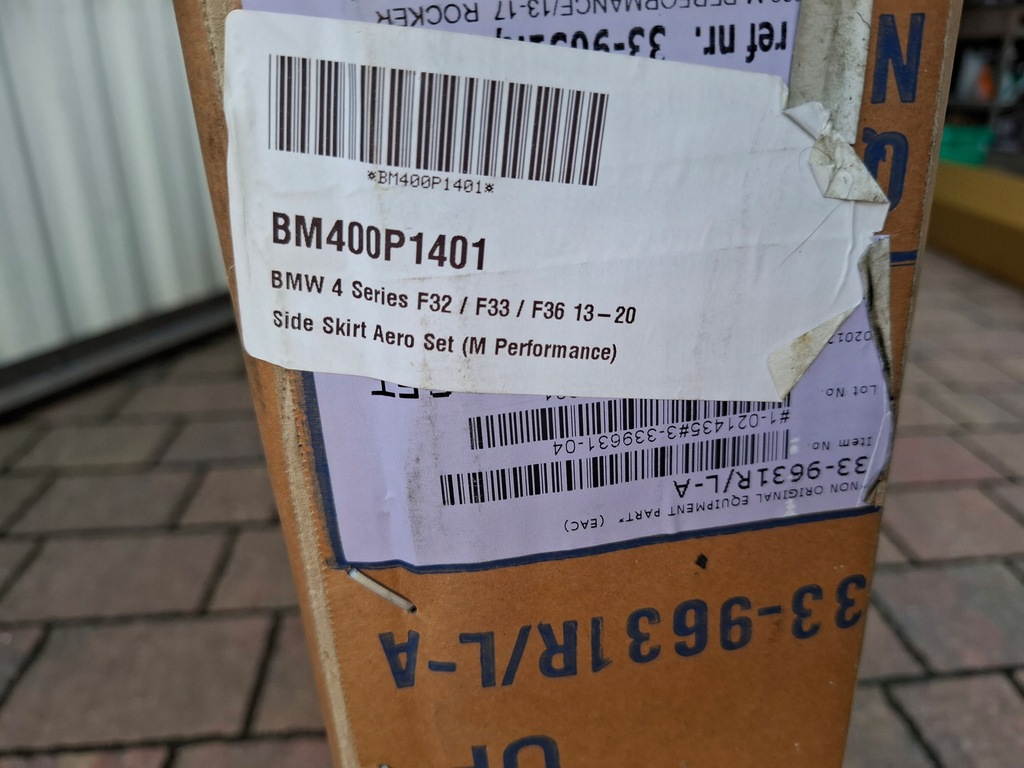 фото №13, Накладки поріг do bmw f32 f33 f36 m набір чорний накладки порогові na пороги