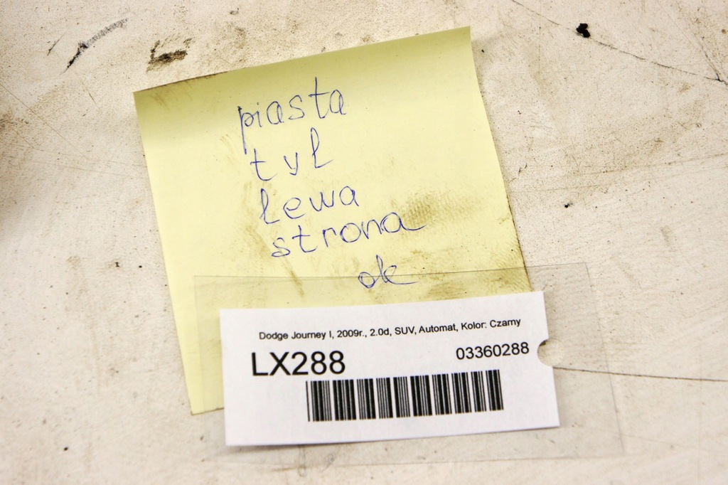 фото №7, Lx288 dodge journey 2.0d поворотний кулак лівий задня