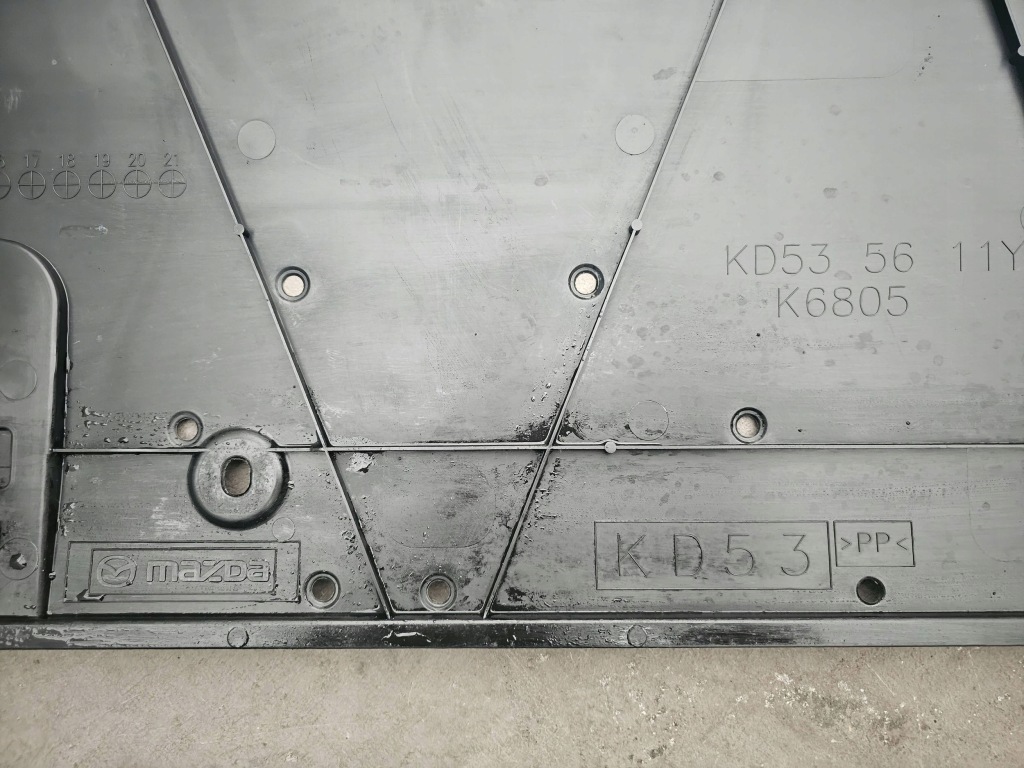 Mazda cx-5 2012-2017 kd535611y нижняя защита бампера передний перед с Разборки