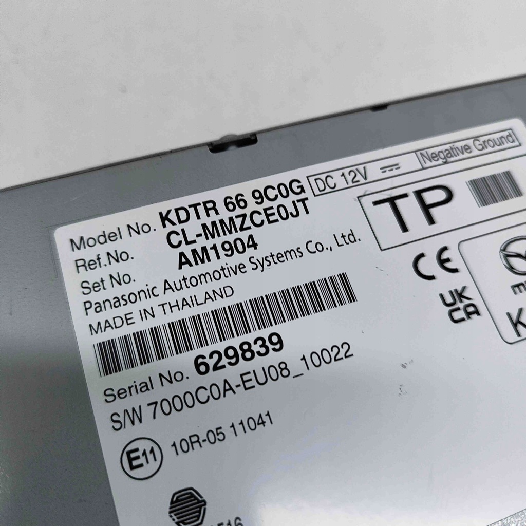 фото №8, Радио с навигация mazda cx-5 kf kdtr669c0g 30292732 2.0l 121kw 2022