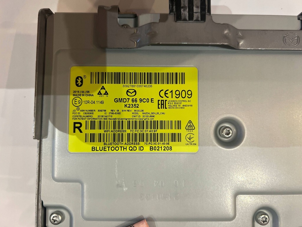 фото №10, Mazda cx-3 2014- дисплей екран модуль радіо навігація заводська