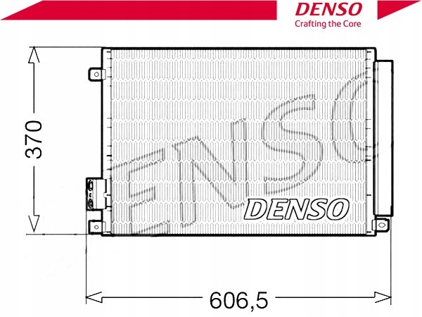 фото №2, Конденсатор радиатор кондиционера [denso]