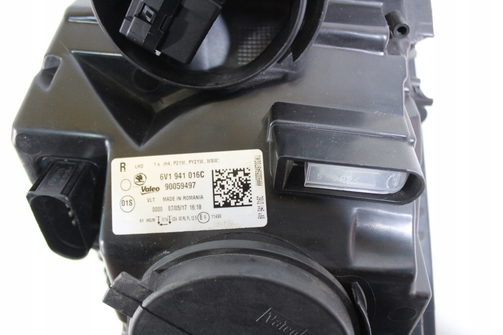 фото №6, Лампа правая перед skoda fabia 3 iii оригинальный номер 6v1941016c