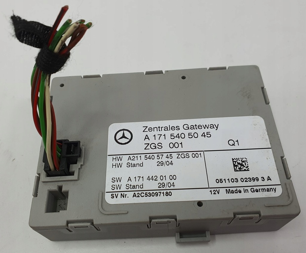 фото №1, Модуль блок керування шлюз mercedes r171 a1715405045