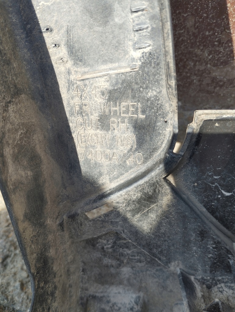 фото №9, Молдинг na крила права перед mitsubishi eclipse cross 7400a740