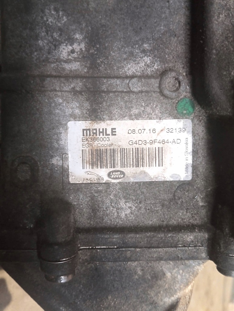 фото №9, Радіатор вихлопних газів egr g4d39f464ad jaguar 2.0 d