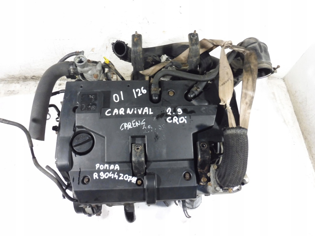 фото №9, Двигун блок двигуна j3 турбонагнітач turbo kia carnival 2.9 crdi