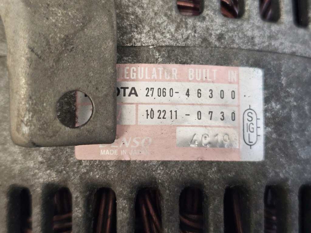 Купить Lexus gs300 3.0 24v 2jz 219km генератор 27060-46300 102211-0730