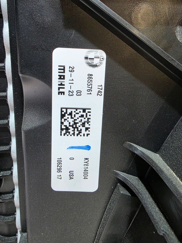 фото №10, Pas передний радиатор радар bmw x7 g07 lci 40ix b58b30p 280kw 381ps