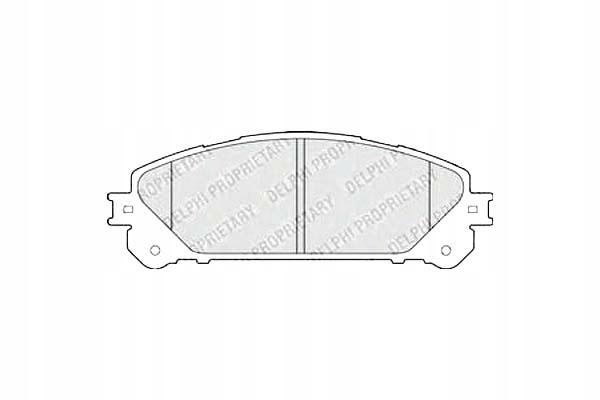 фото №1, Delphi тормозные колодки тормозные lexus nx 200t zgz1_. agz1
