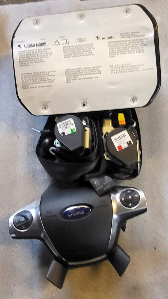 фото №1, Ford focus mk3 подушки безопасности ремни комплект