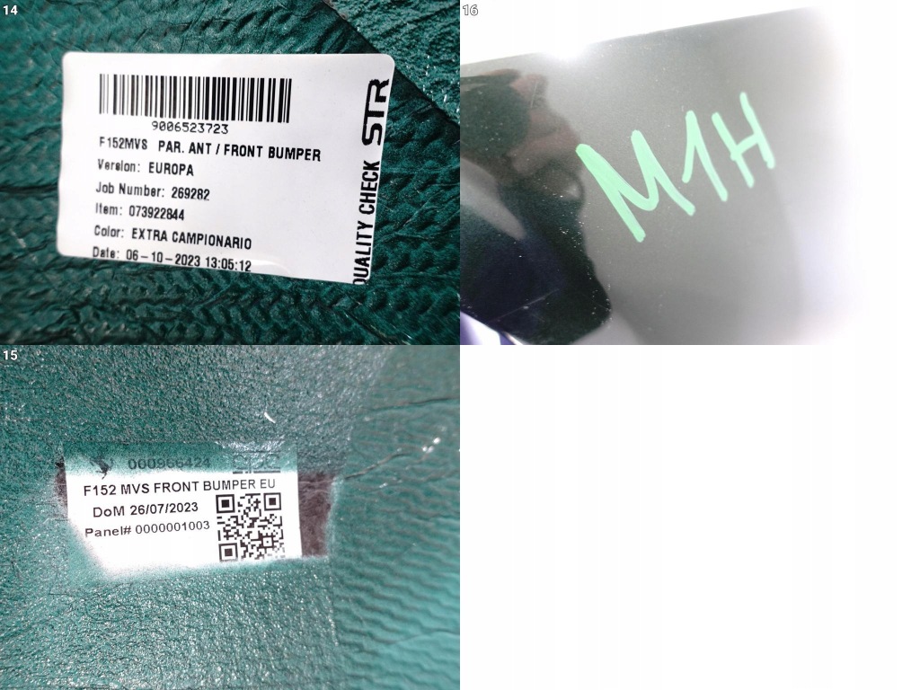 Ferrari 812 competizione f152 mvs бампер карбон перед оригинал  pdc Оригинал