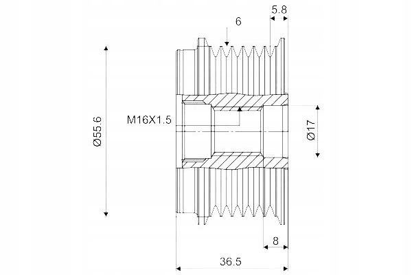 фото №1, Valeo шкив генератора db