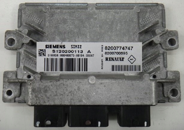 фото №1, Renault twingo ii 08 r 1.2 8v блок управления двигателя