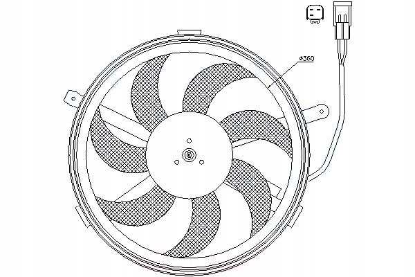 фото №1, Nissens вентилятор радиатора с корпус mini r56