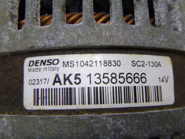 Генератор 1.2.14 ak5 13585666 130a opel corsa e в Україні