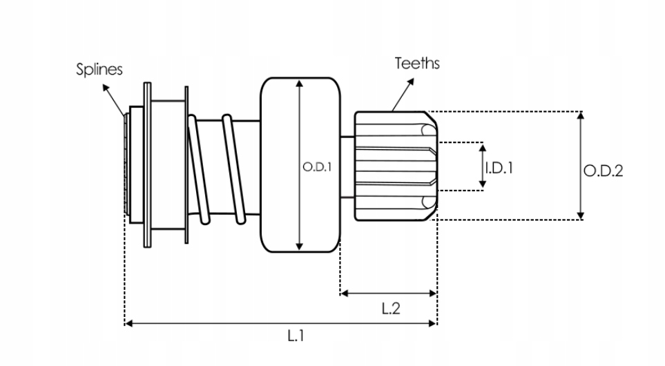 Sd9038 as-pl bendix стартер Зі Шроту