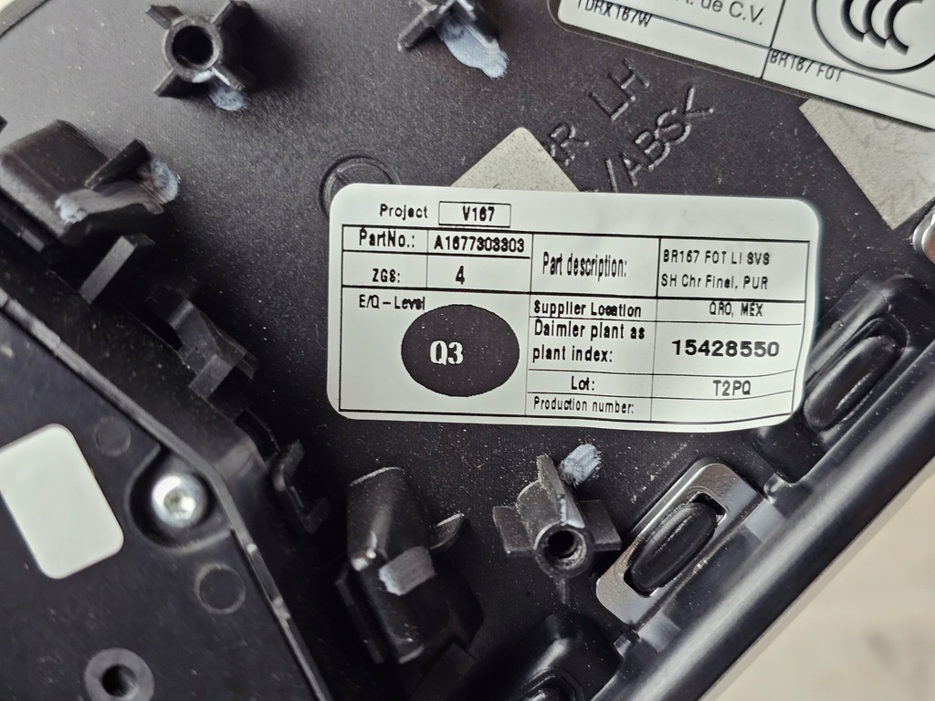 фото №7, Dekor захист динаміка drewno кнопка сидінь mercedes w167