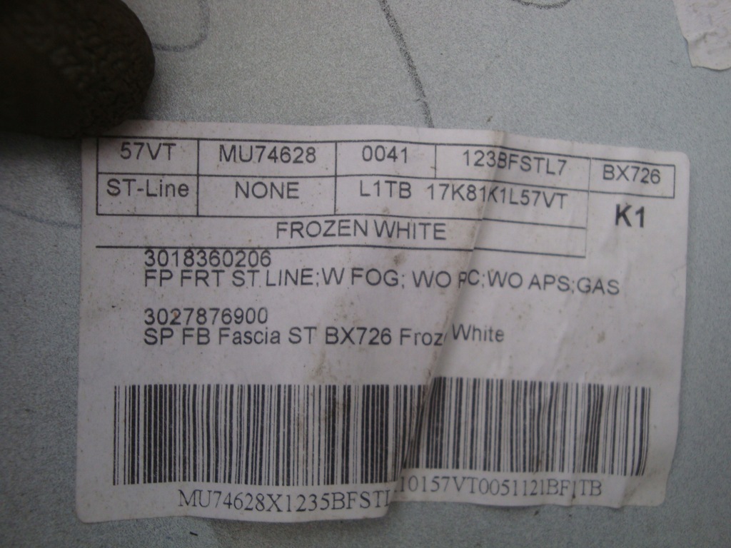 фото №6, Ford puma ii st бампер передний