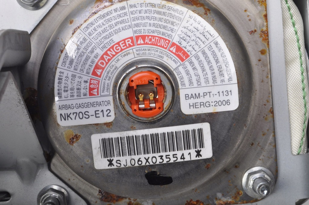 фото №6, Nissan murano z50 подушка подушка безопасности пассажира