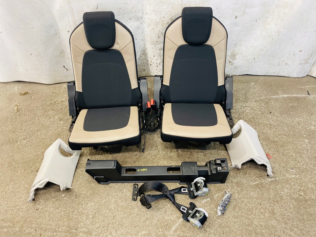 фото №13, Комплект сидений сиденья полукожа переходник c4 grand picasso ii 7 человек