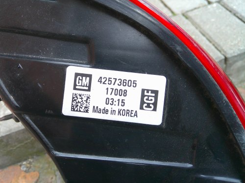 фото №5, Opel ampera e / chevrolet bolt лампа задня ліва led