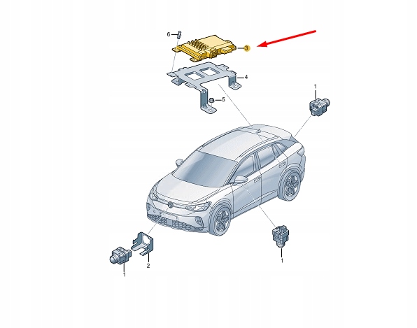 фото №2, Skoda enyaq iv камера управление unit 1ea907556c