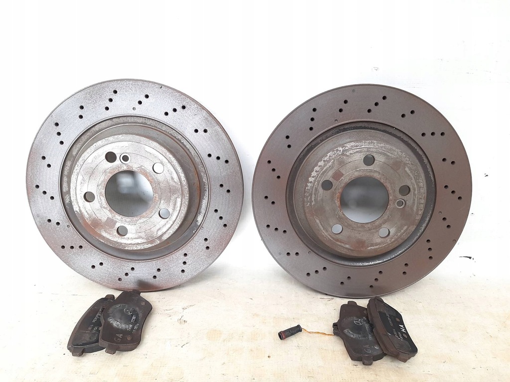 фото №1, Тормозные диски тормозные задняя + тормозные колодки mercedes sl r231