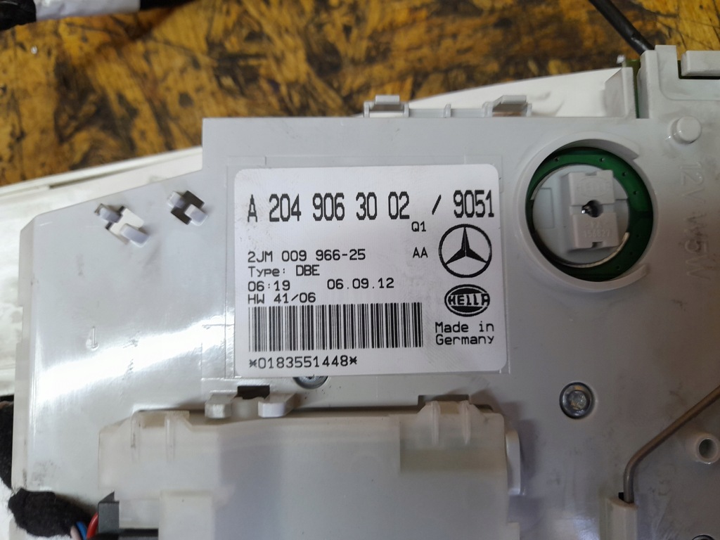 фото №9, Mercedes w204 lift лампа потолочный