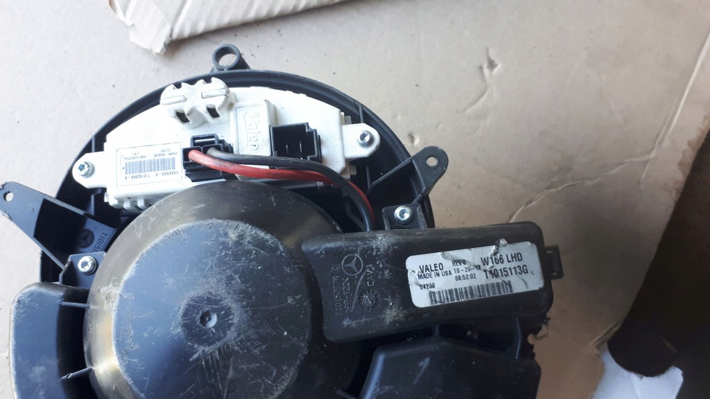 фото №3, Вентилятор воздуходувка обдув mercedes ml w166