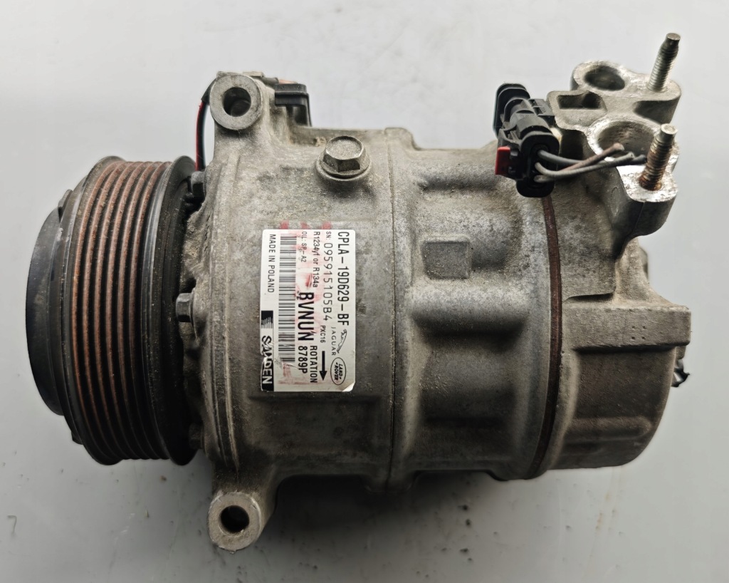 фото №1, Компресор кондиціонер jaguar xe xf range rover evoque