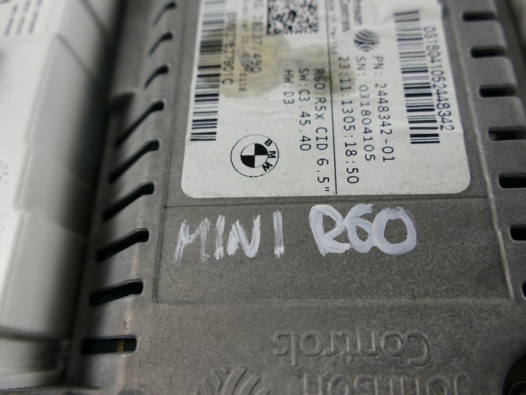 фото №13, Mini countryman s r60 счетчик приборы экран монитор