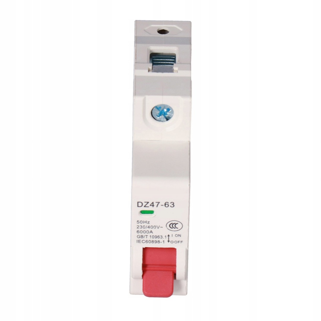 Вимикач 1p mini air switch mcb przeciążenie Зі Шроту