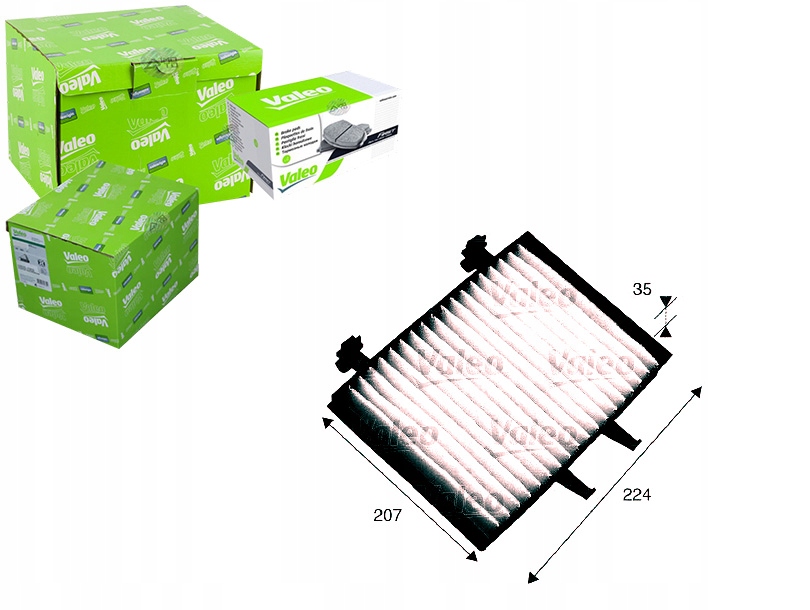 фото №1, Valeo 715547 фільтр, вентиляція простір пасажирський