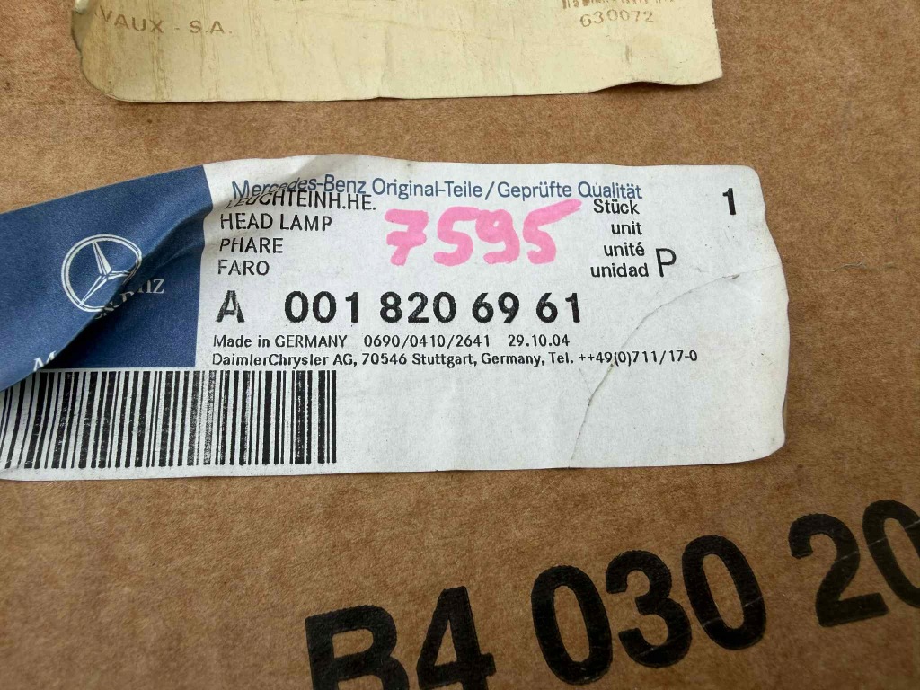 Купить Mercedes w123 лампа левая перед передняя nowa оригинальный номер 7595