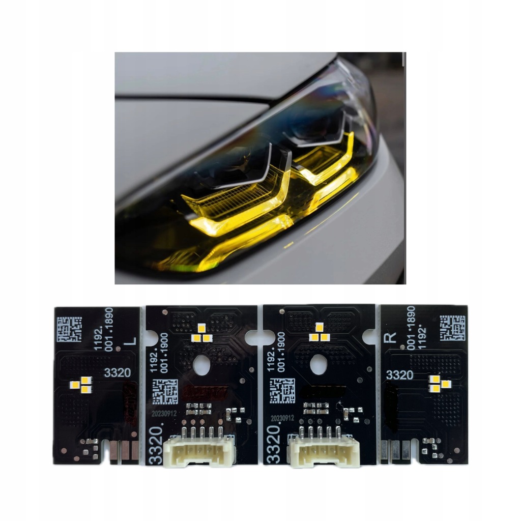 фото №1, Модули csl yellow drl do bmw 4 g22/g23, i4 g26, m3 g80, m4 g82 led, kpl.