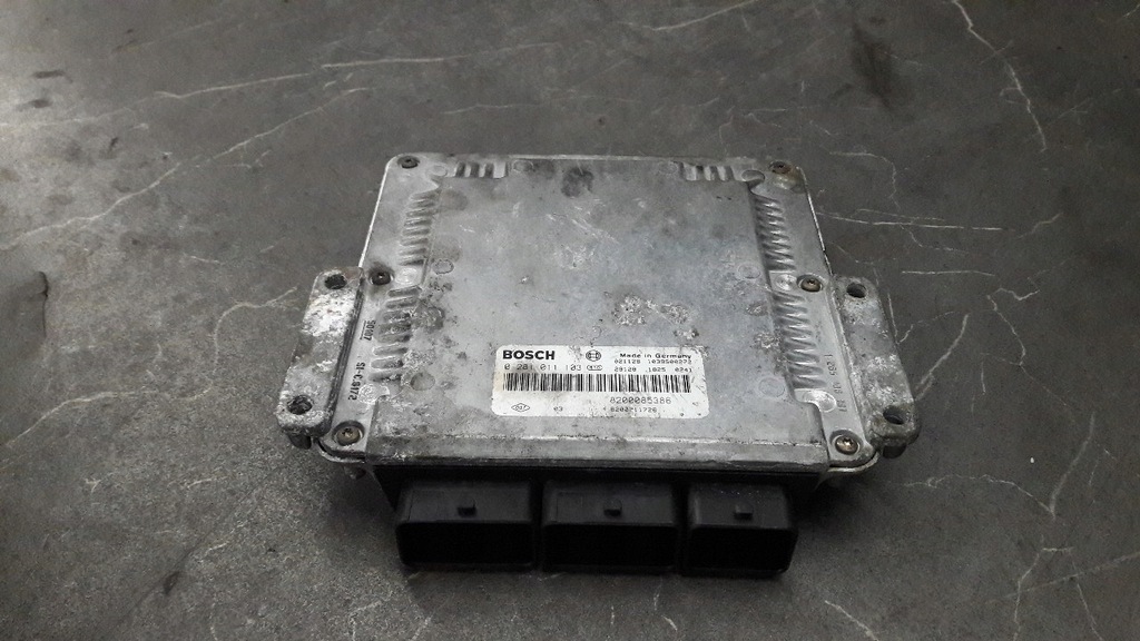 фото №1, 0281011103 бортовий комп'ютер блок керування двигуна renault 2.2 dci