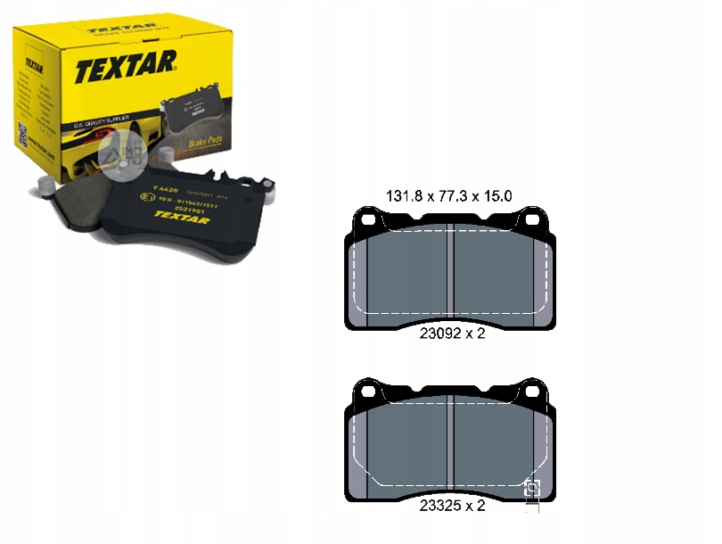 фото №1, Тормозные колодки тормозные subaru перед impreza wrx 2,0-2,5