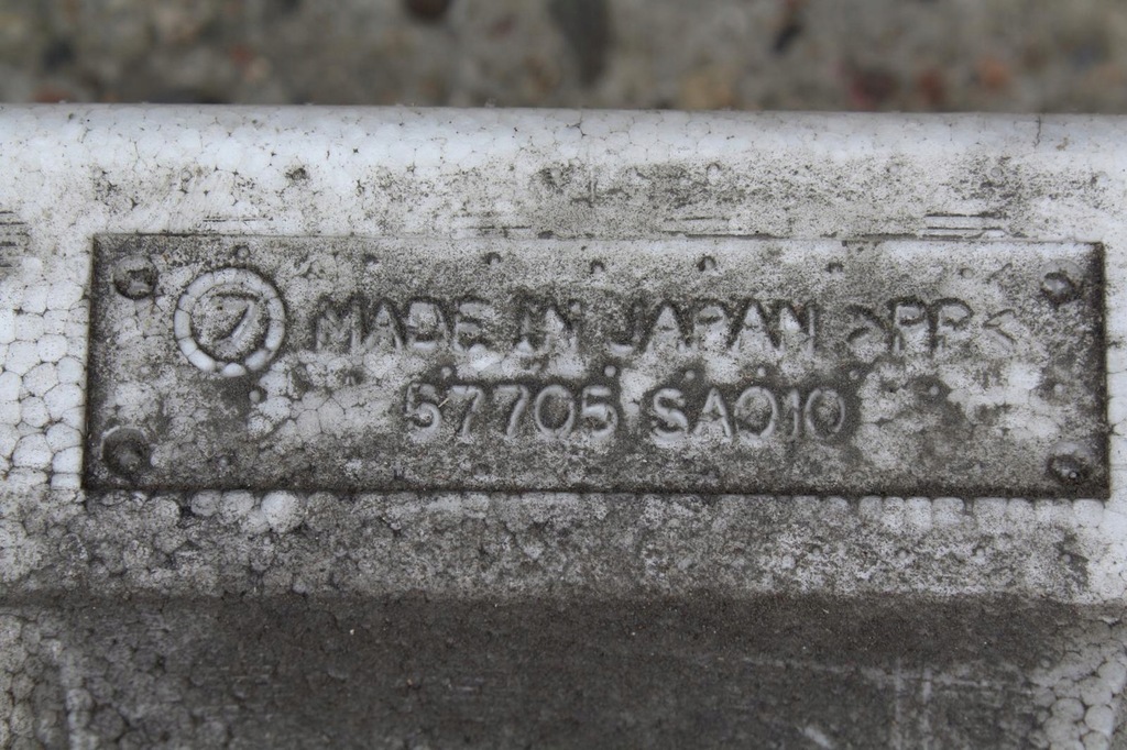 фото №6, Абсорбер балка бампера задняя пенополистирол subaru forester ii sg 57705sa010