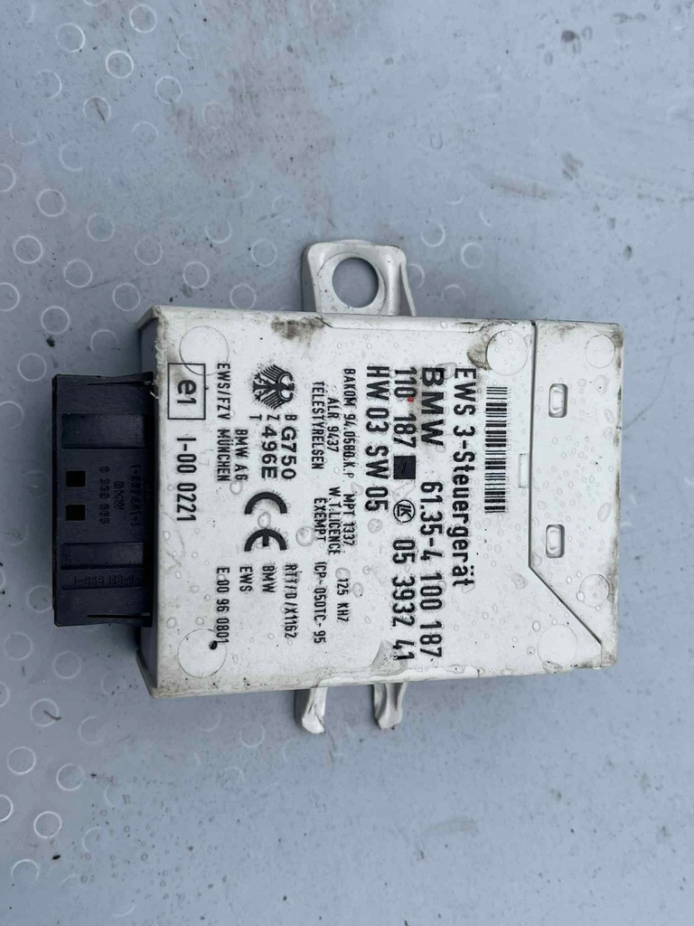 фото №1, Bmw e38 e39 e46 m52 бортовой компьютер блок управления ews набор стартовый 1430844 4100187