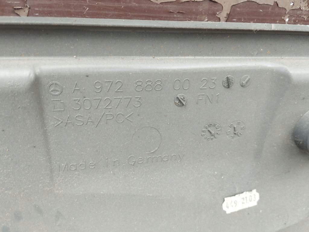 фото №8, Решітка радіатора решітка радіатора mercedes atego 2 ii 972 a972