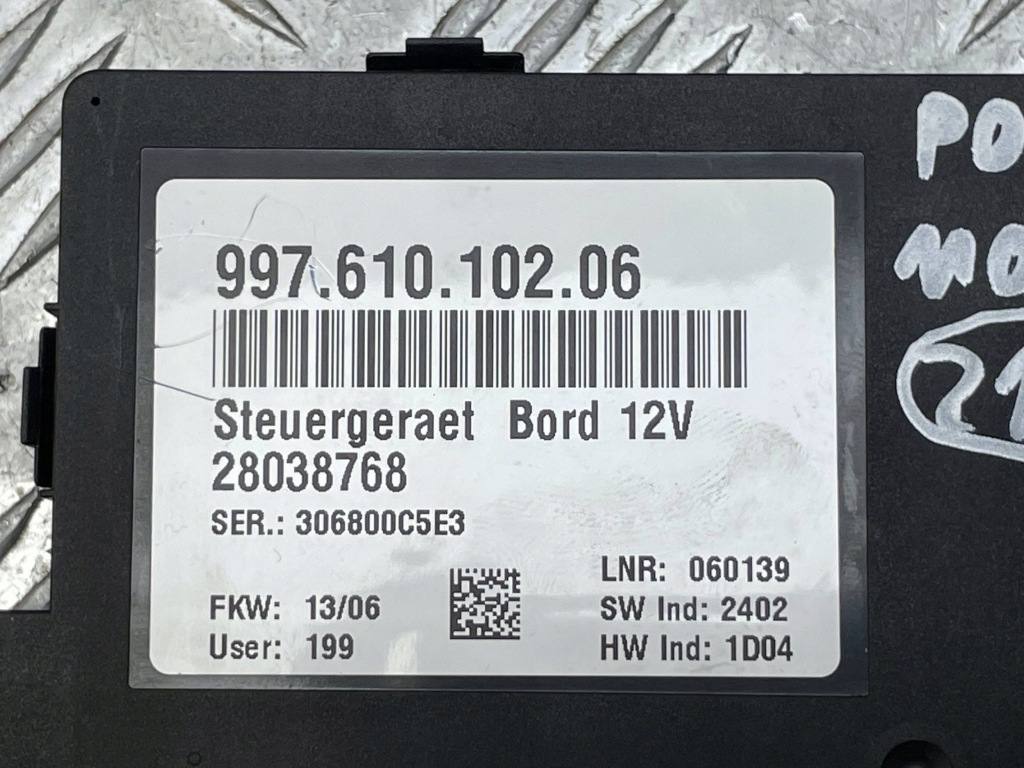 Porsche оригинальный номер 99761010206 911 997 модуль блок управления шлюз Киев