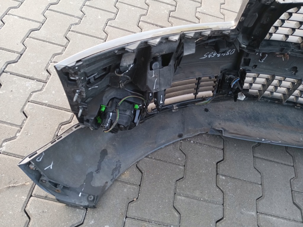 фото №8, Audi a8 d3 lift 1szy бампер перед решётка радиатора решётки pdc ly5x