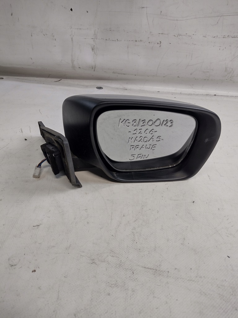 фото №1, Зеркало наружное правое mazda 5 5pin