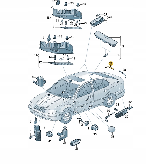 фото №2, Свет отражатель w бампере задняя skoda rapid правый