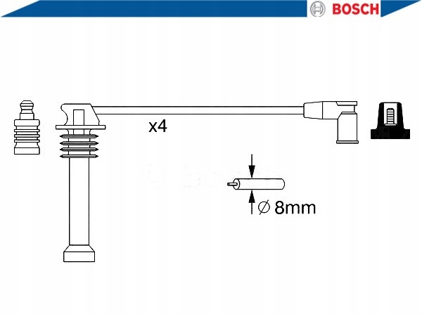 фото №3, Провода зажигания ford mondeo bosch