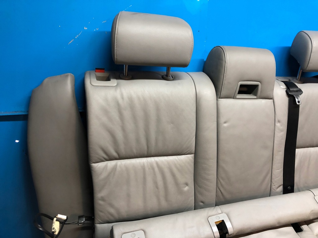 фото №7, Bmw e61 заднє сидіння задня задня підігрів сіра шкіра