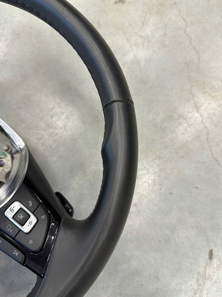 фото №6, Воздуховод кожаный лепестки переключения mtifunkcja vw arteon golf vii 7 подогрев оригинал